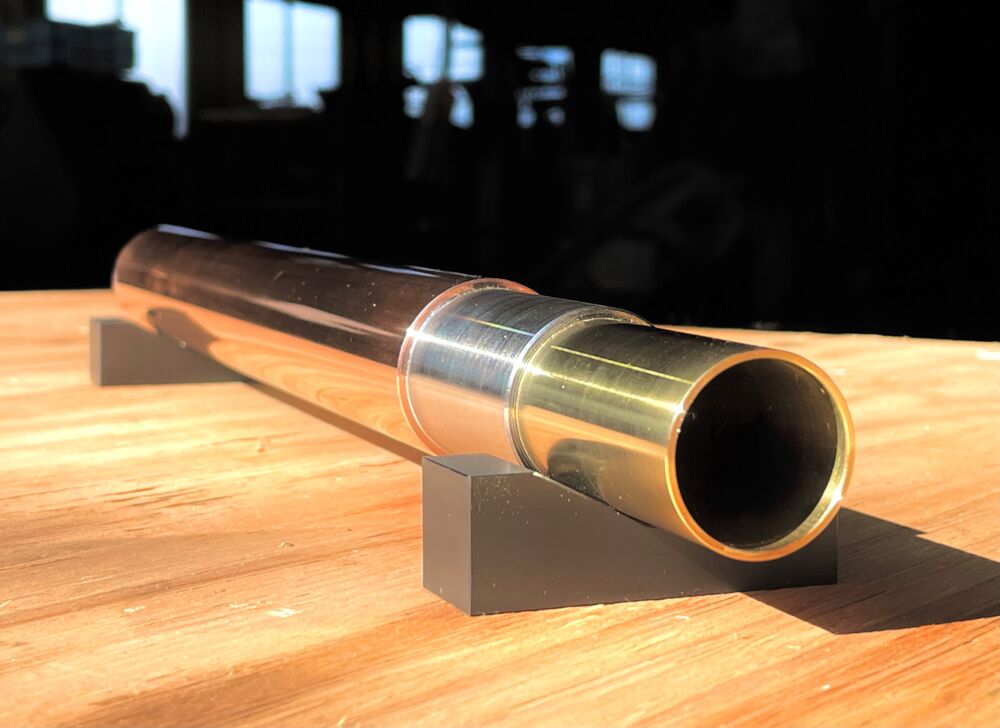 真鍮・ステンレス・銅の3層クラッド管