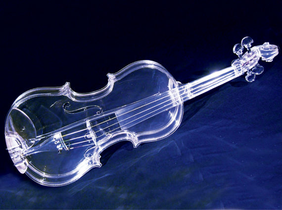 透明バイオリン