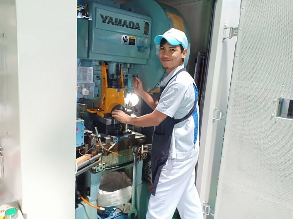 タイ工場のスタッフ